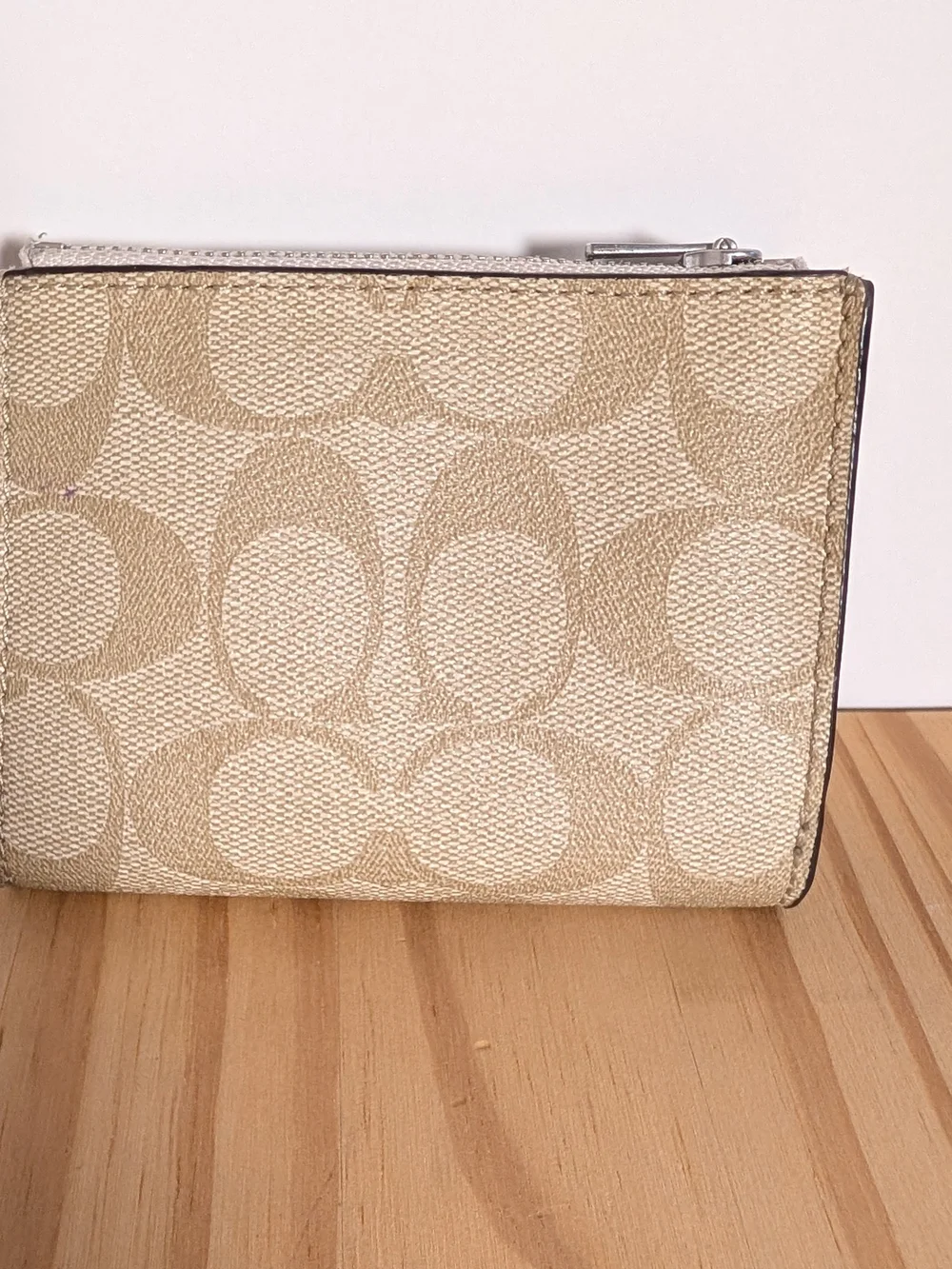 Coach Signature Canvas Wallet